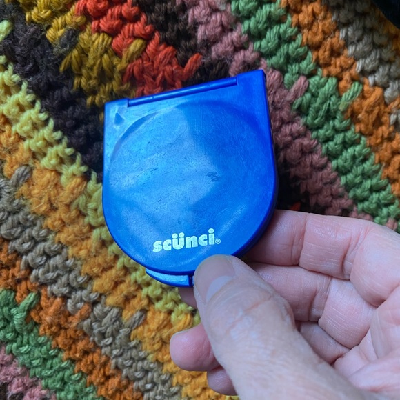 2 Black Hair Scrunchies and a mini compact mirror. - Picture 9 of 9